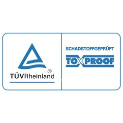 toxproof Schadstoffgeprüft - TÜV Rheinland
