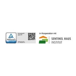 TÜV Rheinland/Sentinel Haus Institut - schadstoffgeprüft
