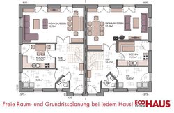 Duo Friesenhaus 130 - Grundriss Erdgeschoss