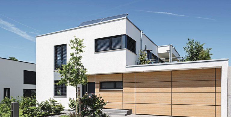 Individuell geplantes Architektenhaus im Bauhaus-Stil Copyright: WeberHaus
