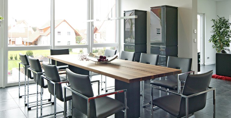 Musterhaus Style Fertighaus WEISS - Esszimmer Copyright: 