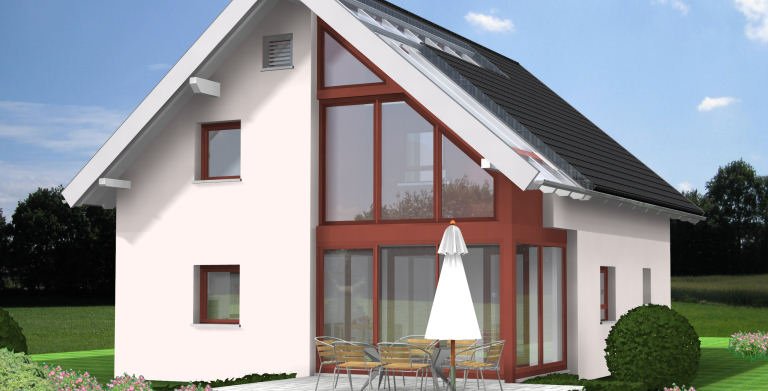 Planungsbeispiel Einfamilienhaus 125H15 von Bio-Solar-Haus