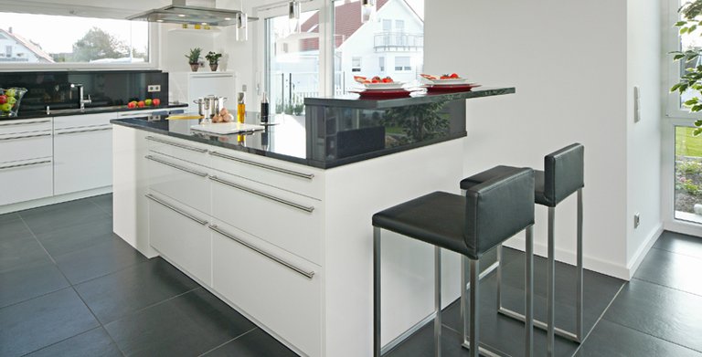Musterhaus Style Fertighaus WEISS - Küche Copyright: 