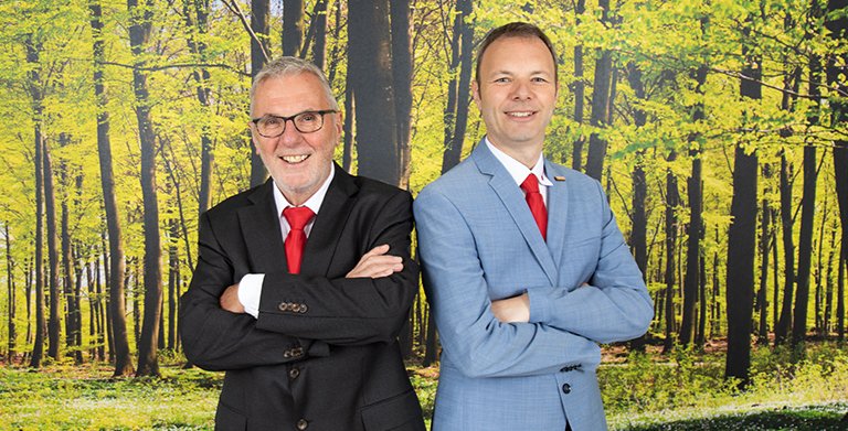 Jürgen und Sven Feil - Geschäftsführer der TALBAU-Haus GmbH Copyright: TALBAU-Haus GmbH